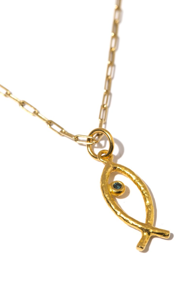 Balık Pırlanta Kolye - Forever Collection