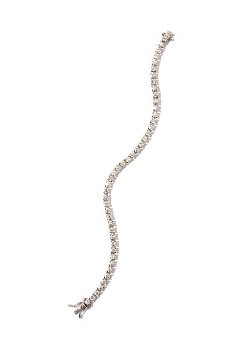 Kalın Su Yolu Pırlanta Bileklik - Bride Collection