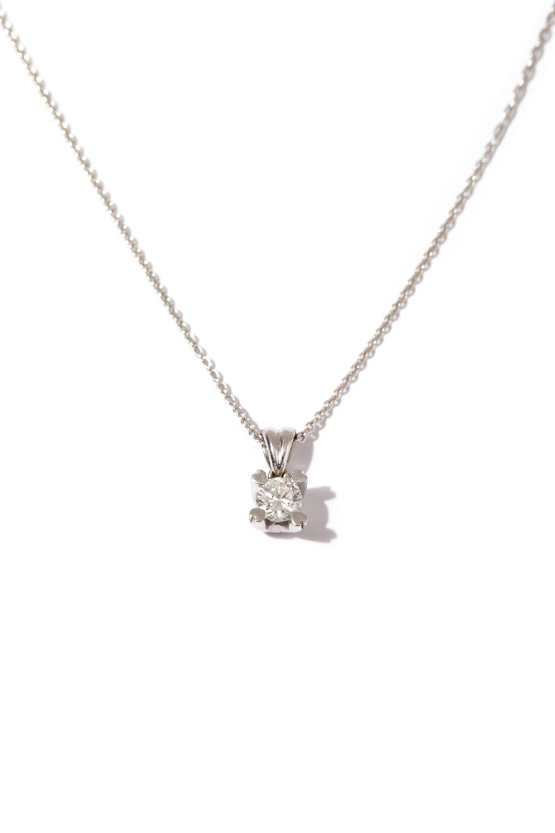 Tek Taş Pırlanta Kolye - Bride Collection