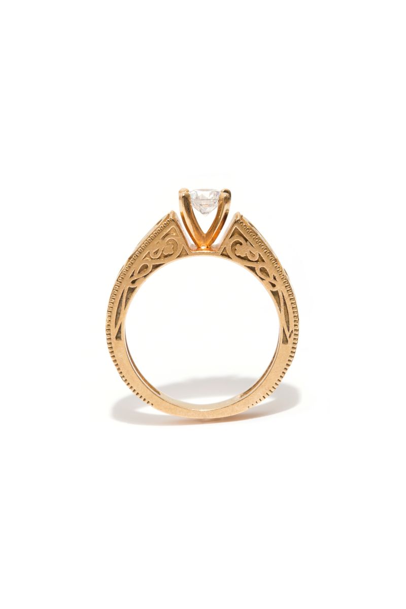 Otantik Pırlanta Tektaş Yüzük - Bride Collection