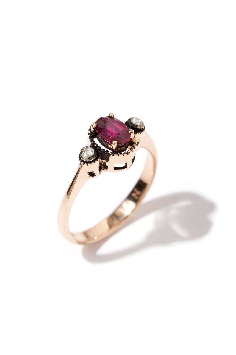 Ruby ve Elmas Yüzük - Art Collection