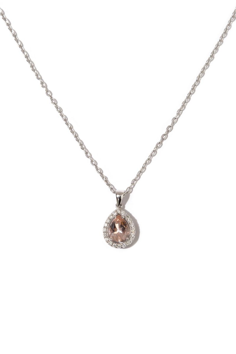 Morganit ve Pırlanta Kolye - Bride Collection