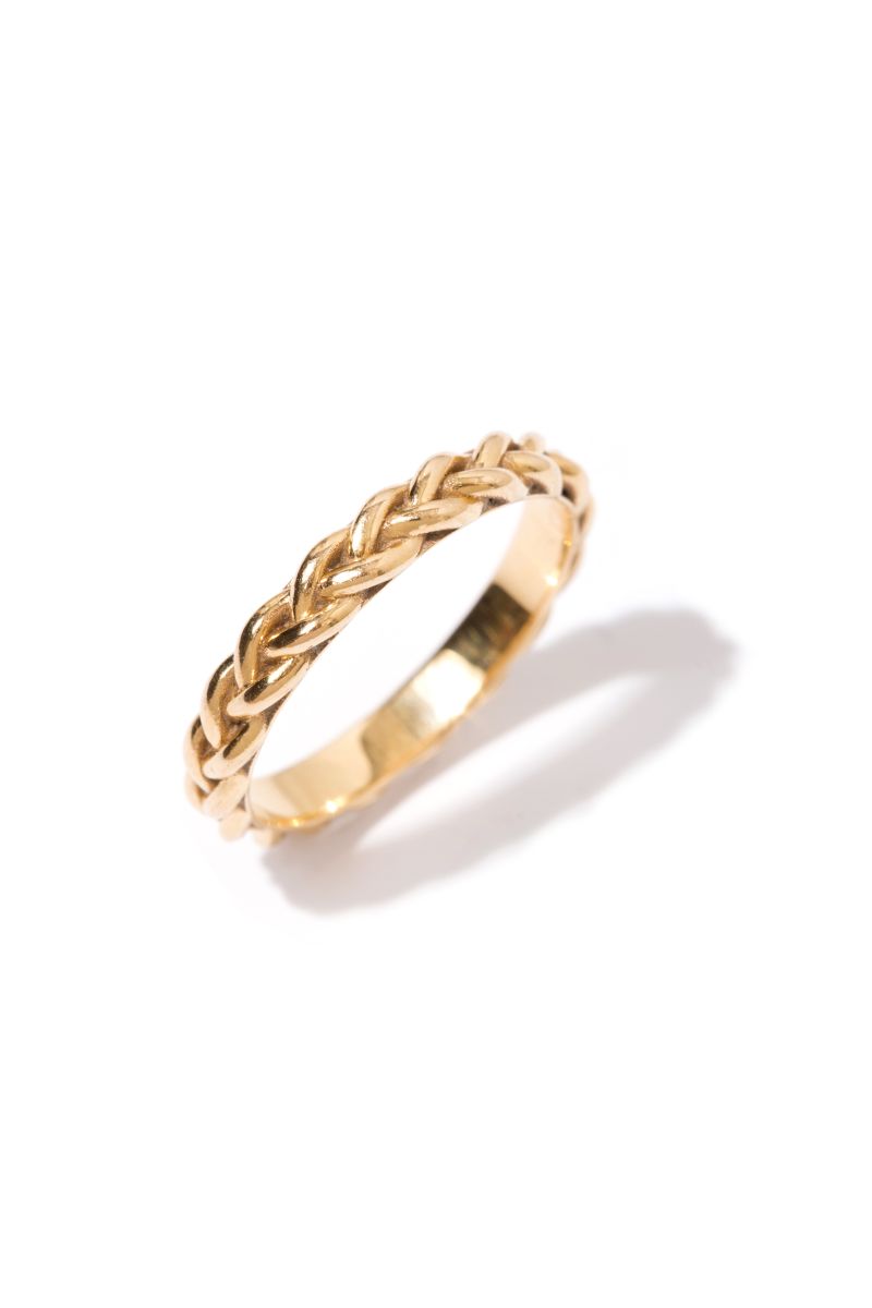 Saç Örgülü Yüzük - Bride Collection